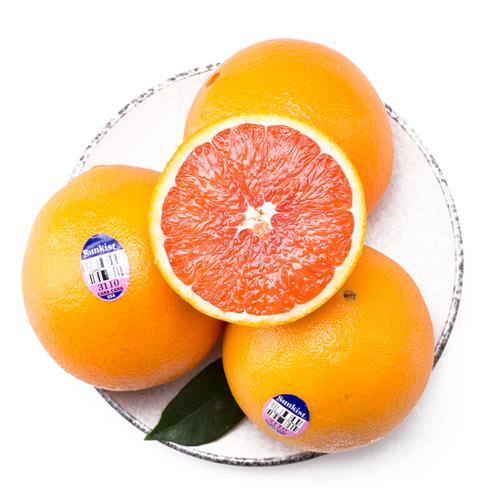 新奇士sunkist 美国进口红心脐橙 12个装 单果重约160